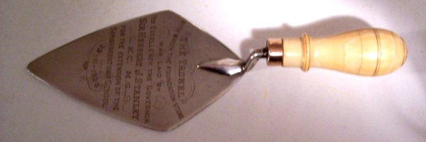 ceremonial trowel Bambarabotuwa School 