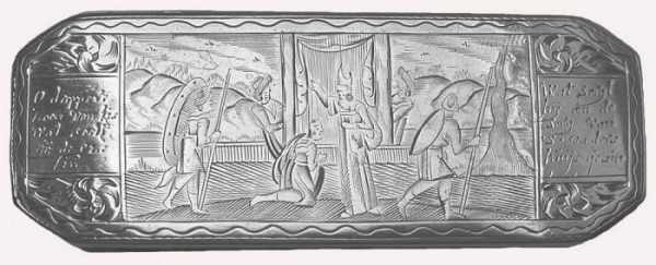 silver tobacco box