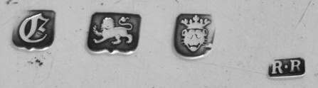 RR mark (pellet between, small dimension): Year 1760