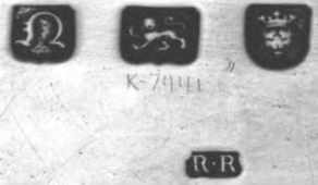 RR mark (pellet between, small dimension): Year 1768