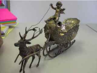 Russian silver sleigh