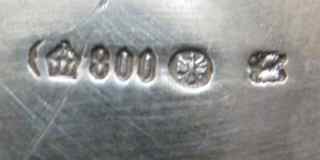 P. Bruckmann und Shne silver teaset mark