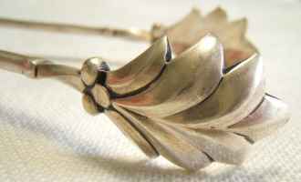Georg Jensen Sterling ice tongs