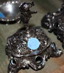 mysterious silver item