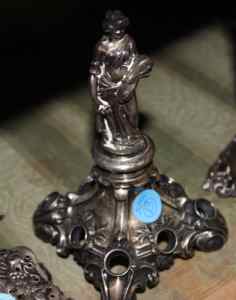 mysterious silver item