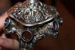 mysterious silver item