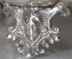 silver dish