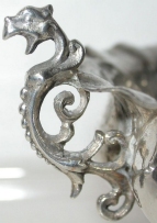 silver dish