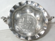 silver dish