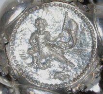 silver dish