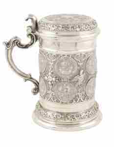 silver tankard