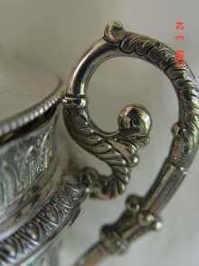 silver covered cup