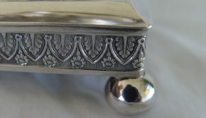 silver covered cup