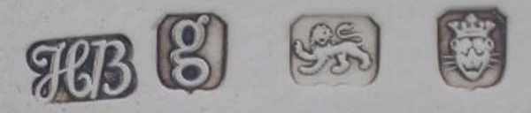 Hester Bateman hallmark, first entered 1761