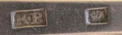  'R.B' mark is recorded but not identified