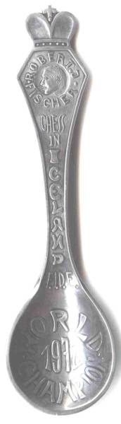 Chess World Championship spoon