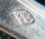 French silver spoon