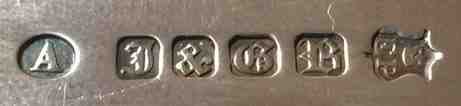 mark on a silverplate spoon