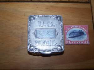 silver stamp case