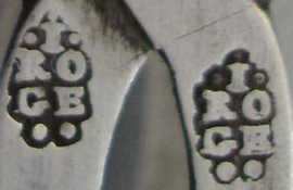 silver sugar tongs mark