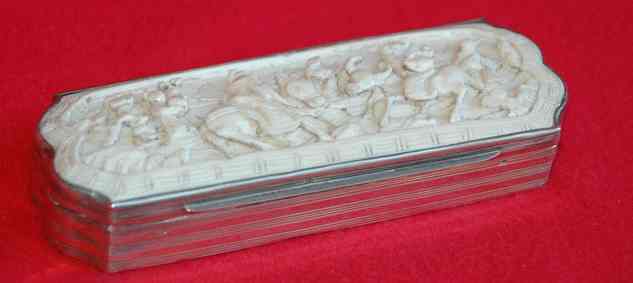 silver snuff box from The Netherlands