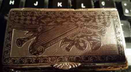 Unidentified Austrian hallmark on a tobacco box