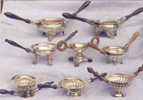 part of a silver smoker braziers collection