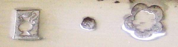 Austrian silver tray marks