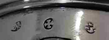 marks on silver goblet from Tallin