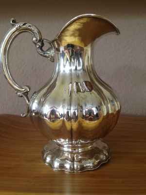 Austrian silver pitcher
