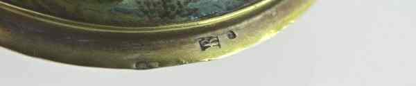mark on Austrian enamel on silver tazza