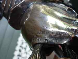 silver Knight on Horseback