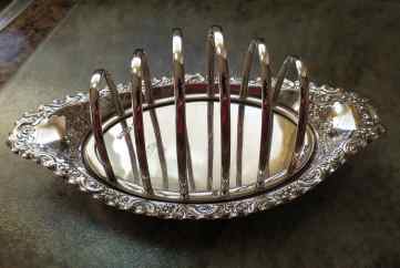sterling silver toast rack, Atkin Brothers
