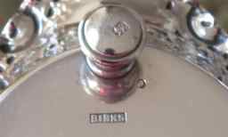 sterling silver toast rack, Atkin Brothers