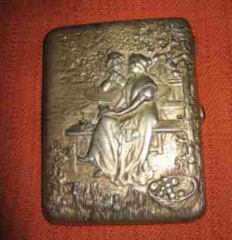 Russian silver cigarette holder