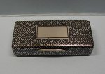 French niello silver vesta case