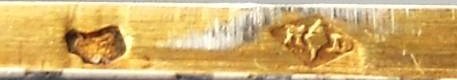 French niello silver vesta case
