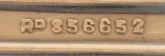 silver plate mark on a flatware set