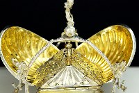 silver plate bun warmer made by Cooper brothers