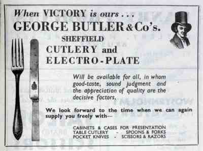 Butler's advertising 1922
