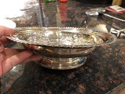 Spanish silver bowl