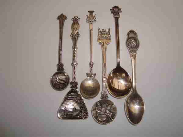 Sterling silver spoons made under the 'Candida' and 'Carina' marks late 1960s to early 1970s