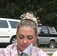 silver hair ornamentation in Canazei