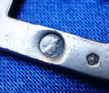 marks on French silver buckle