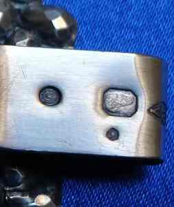 marks on French silver buckle