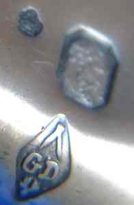 marks on French silver buckle