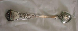 English silver spoon