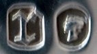 A pair of Cauldron Silver Salts, London 1872 hallmarks