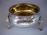 A pair of Cauldron Silver Salts, London, 1872