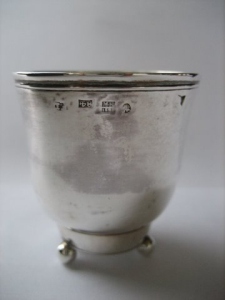 Russian silver beaker or charka